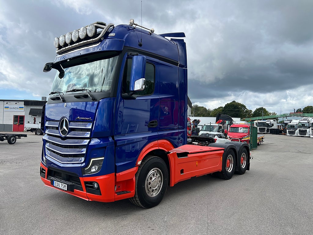 Mercedes-Benz Actros 3353 LS 6x4 Dragbil, Hydraulik, Euro 6