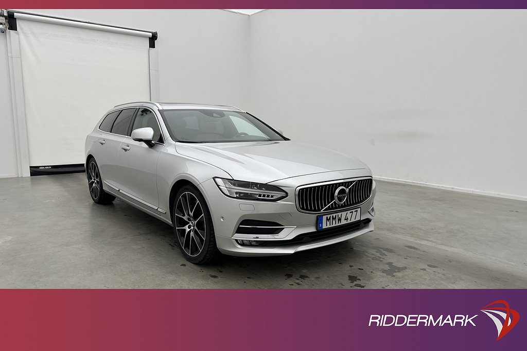 Volvo V90 D3 Inscription VOC Värmare Pano B&W HUD 360° Drag