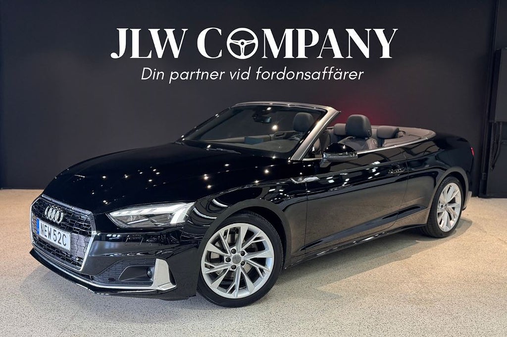 Audi A5 Cabriolet 40 TFSI | 1-ägare | CarPlay | Moms 