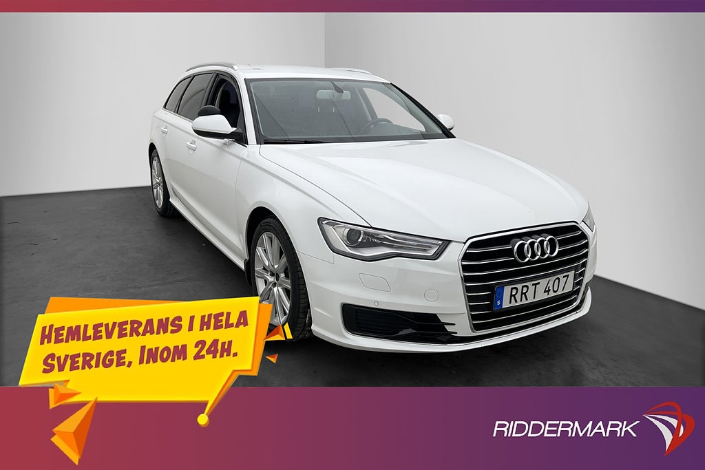 Audi A6 Avant 2.0 TDI Ultra 190hk Proline Dragkrok Sensorer