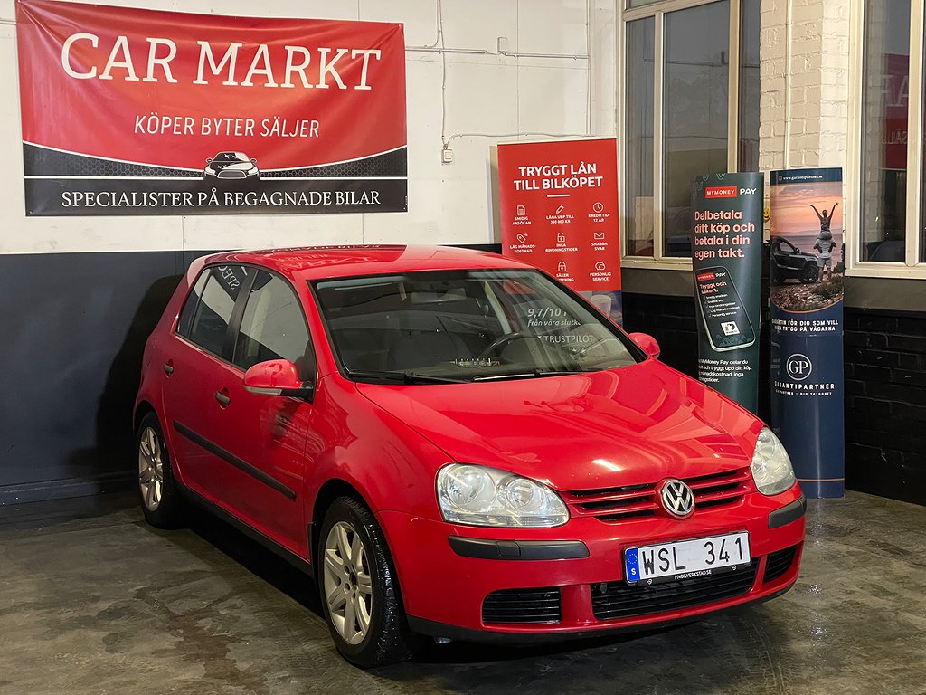 Volkswagen Golf 5-dörrar 1.6 102HK Euro 4 Nybesiktigad 