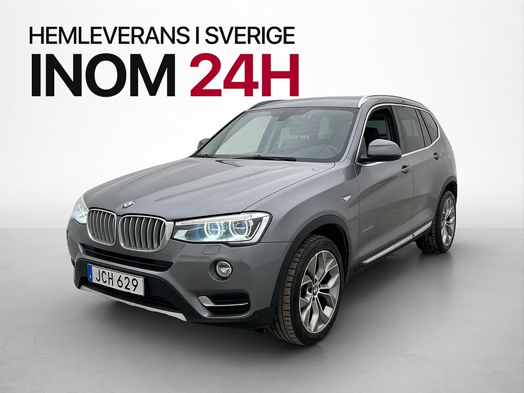 BMW X3 xDrive20d xLine Värmare H/K Skinn Drag Navi Sensorer