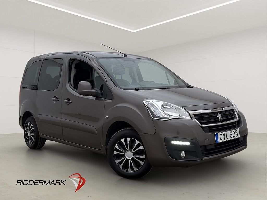 Peugeot Partner Tepee Ny-Kamrem Farthållare 7-Sits 1-Ägare