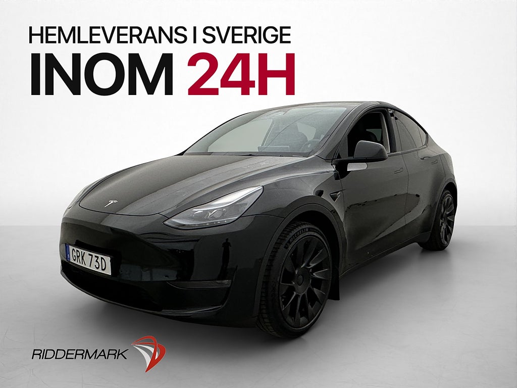 Tesla Model Y Long Range AWD 514hk MOMS Drag Pano Kamera