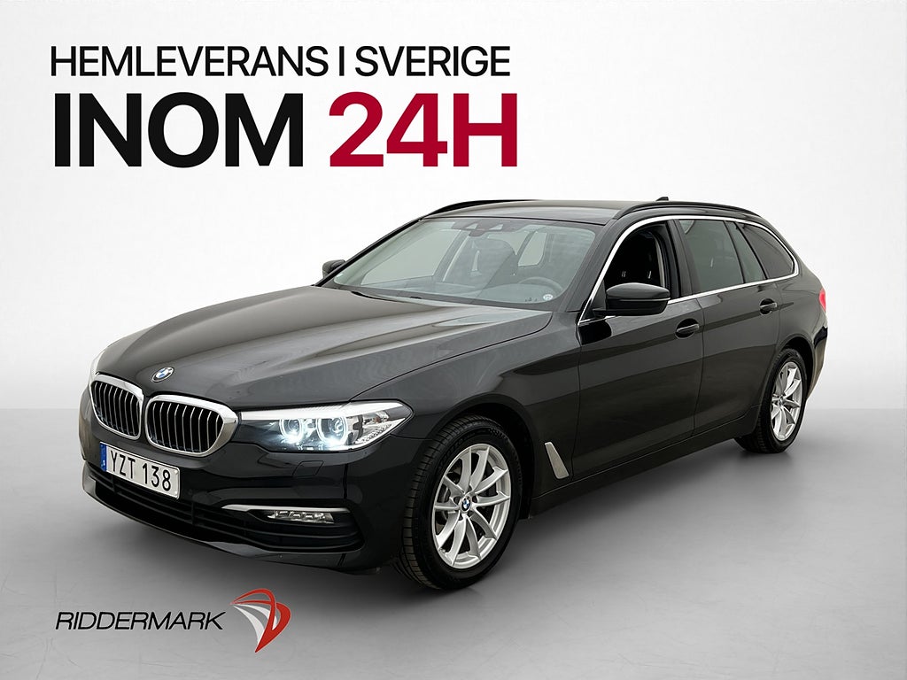 BMW 520d 190hk xDrive Kamera Rattvärme Sensorer Navi