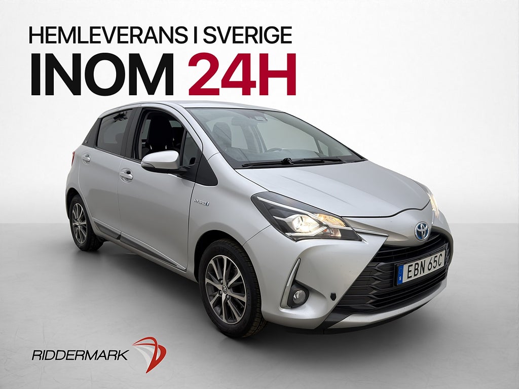 Toyota Yaris Hybrid 101hk Värmare Kamera Keyless 0,37L/Mil