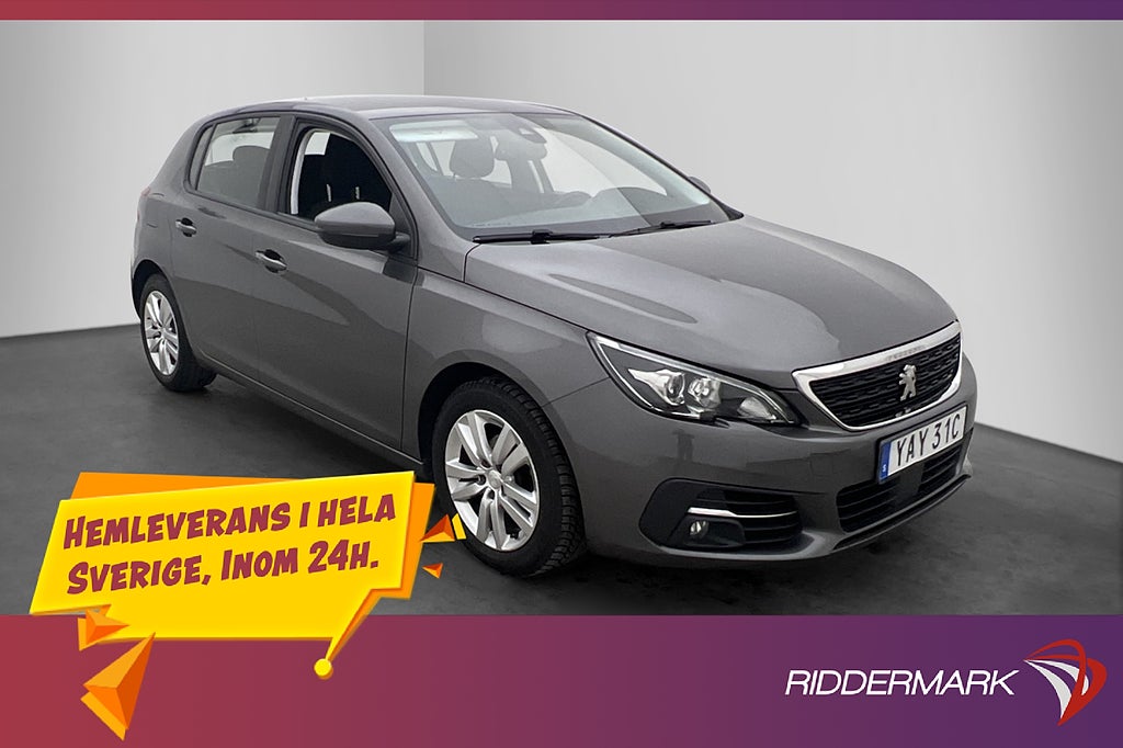 Peugeot 308 1.2 e-THP 110hk CarPlay Sensorer 360kr Skatt