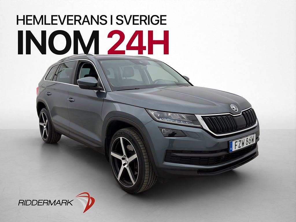 Skoda Kodiaq 2.0 TDI 4X4 190hk Businessline Pano Värm Skinn
