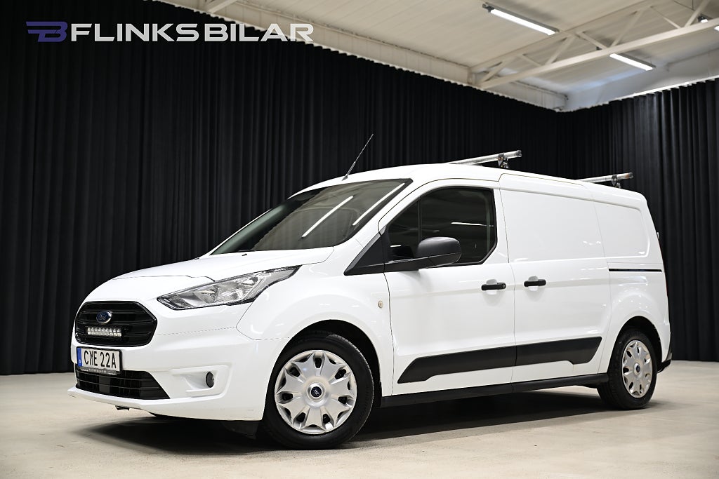 Ford transit Connect 100HK L2|Inredning|Dubbeldörr|Dubbelgolv|SeUtr!