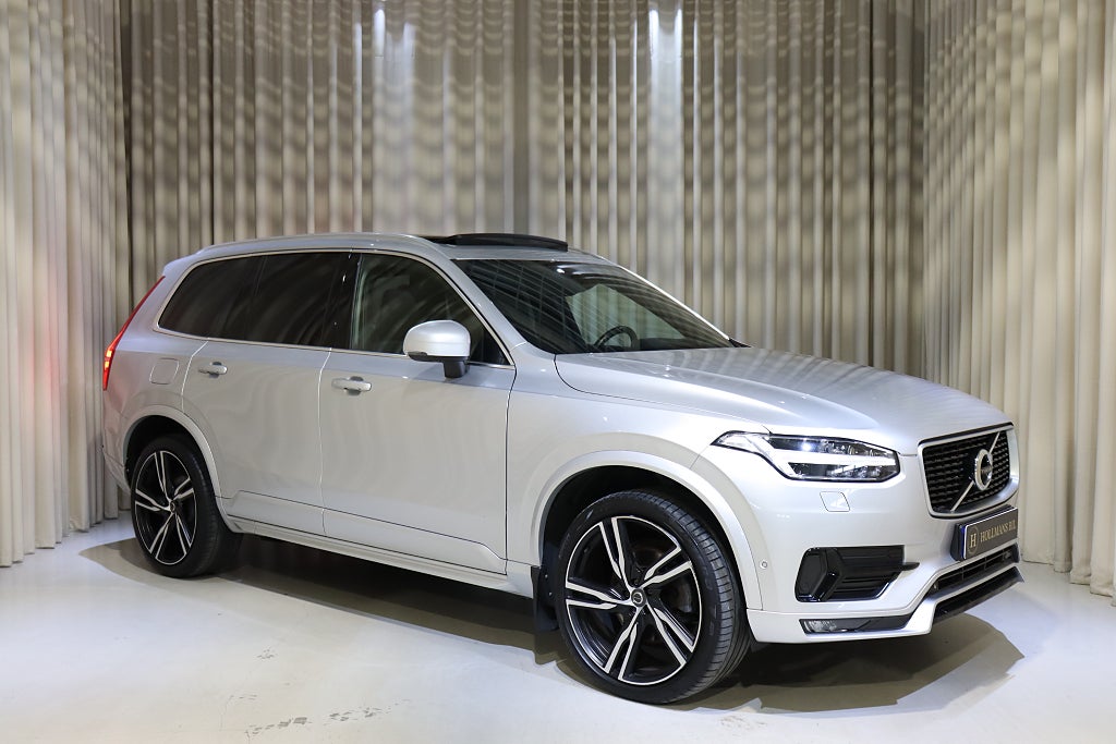 Volvo XC90 D5 AWD 235HK R-Design Panorama Drag 7-Sits Luftfjädring