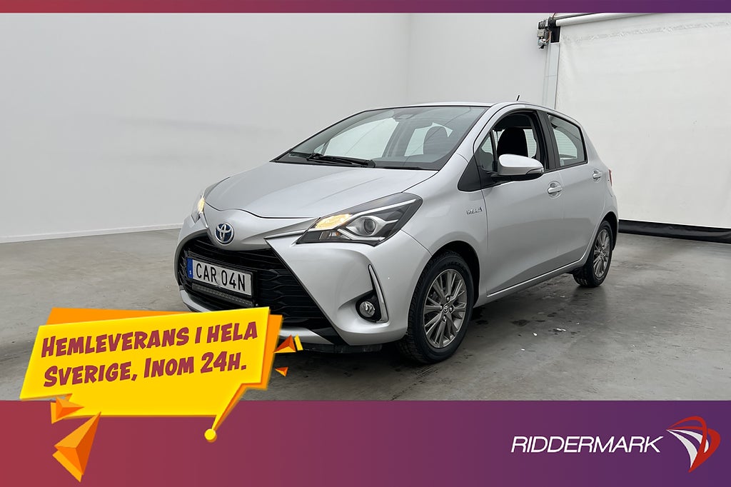 Toyota Yaris Hybrid e-CVT 101hk Active M&K-Värmare Kamera