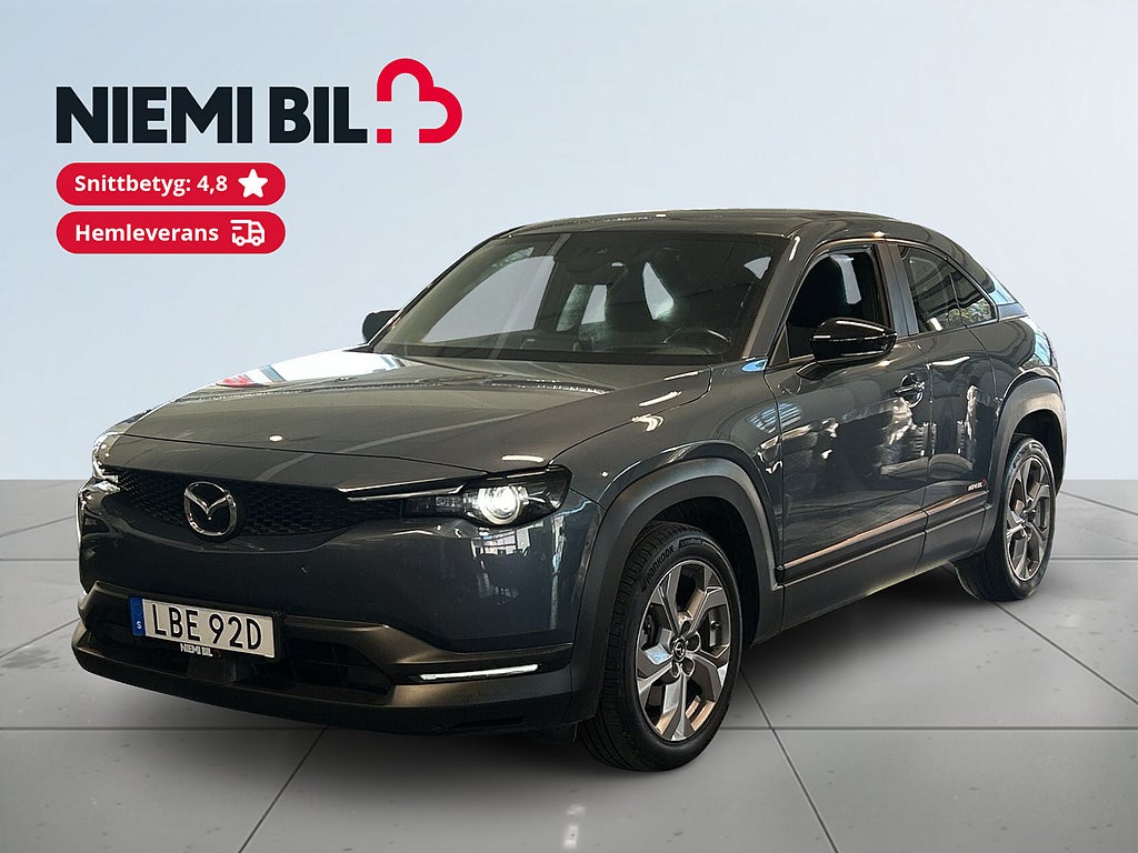 Mazda MX-30 e-Skyactiv EV SoV/Ad.Fhållare/Navi/Kamera/HUD/Rattvärme