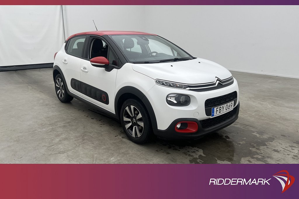 Citroën C3 82hk Sensorer Farthållare  Låg-Årsskatt