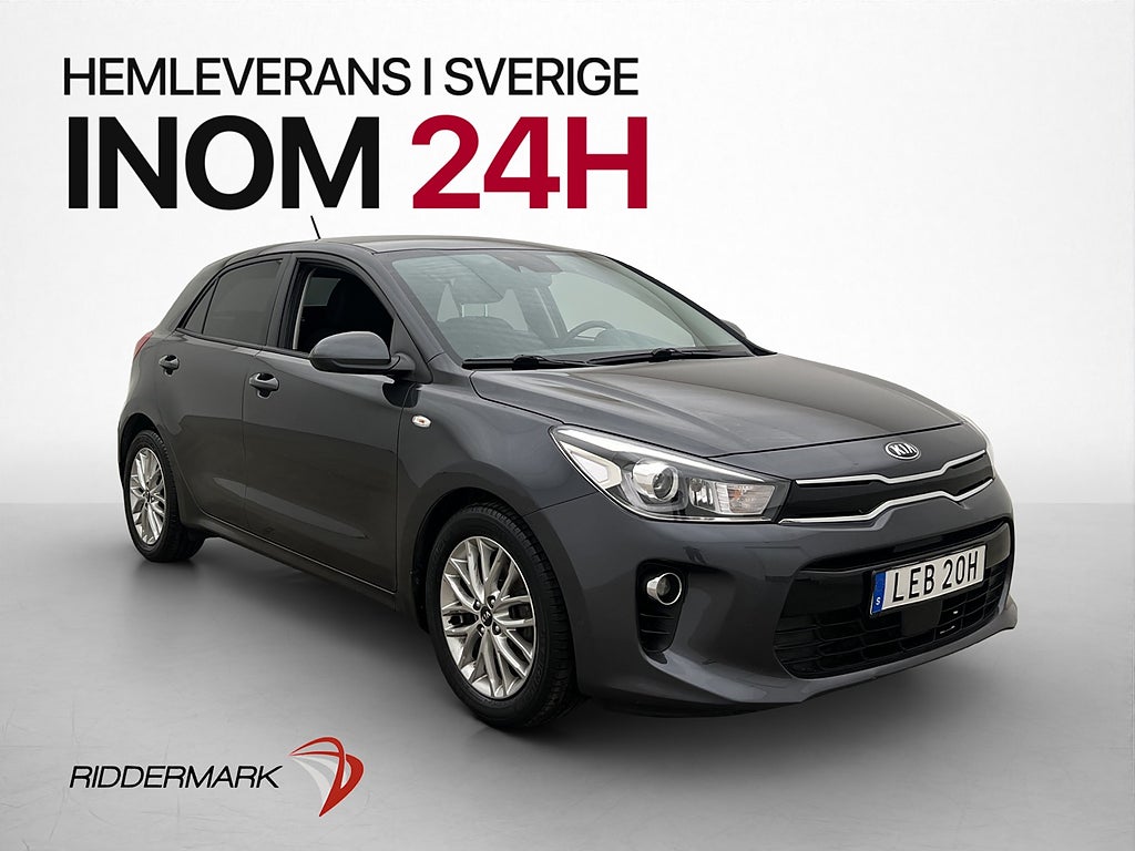 Kia Rio 1.0 T-GDI 120hk 2 Brukare Kamera Sensorer CarPlay