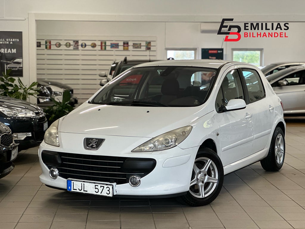 Peugeot 307 5-dörrar 1.6 Bioflex Farthållare 109hk