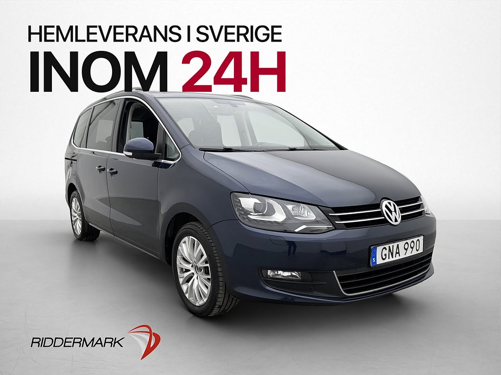 Volkswagen Sharan TDI 140hk 7-Sits Dynaudio Pano Kamera Drag
