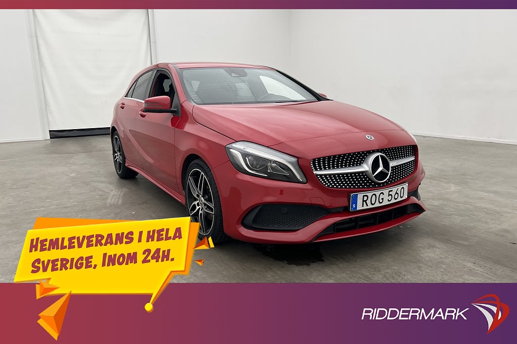 Mercedes-Benz A 180 122hk AMG Sport Kamera Keyless