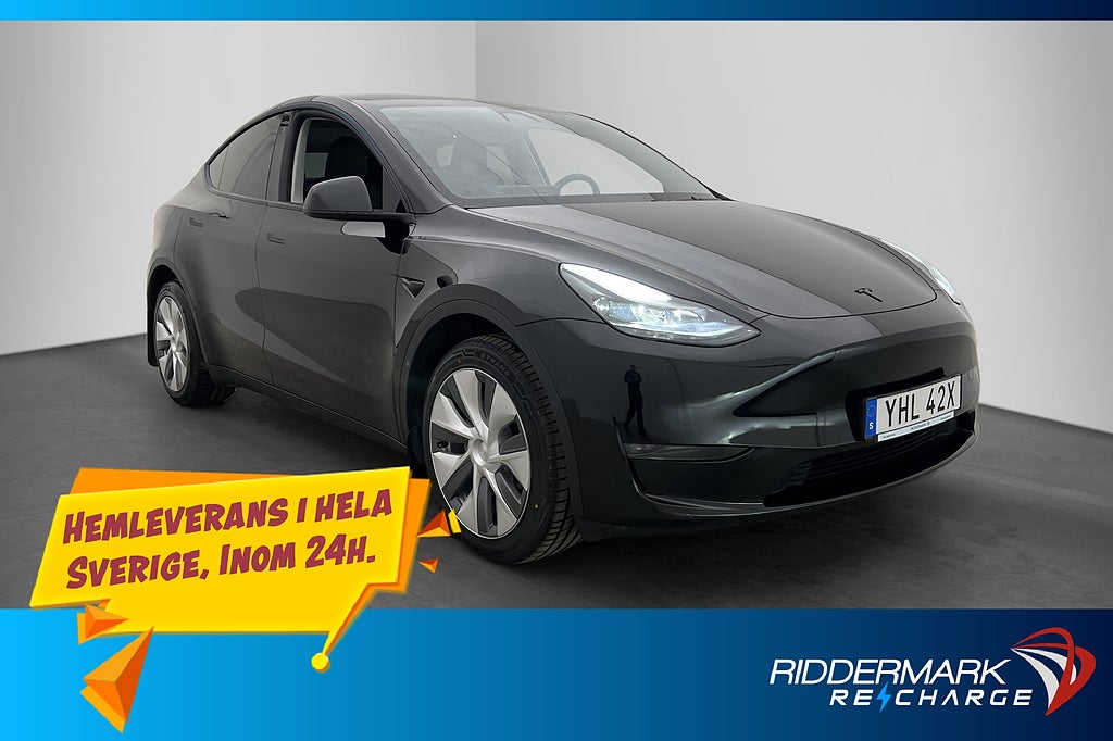 Tesla Model Y Long Range AWD 514hk Drag Svensksåld Autopilot