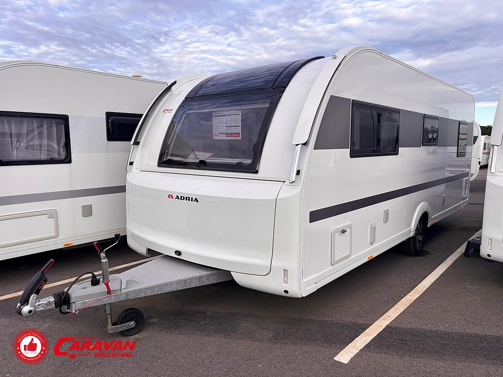 Adria Alpina 583 LP / Mover / Stor TV-bänk / ALDE / Panoramatak