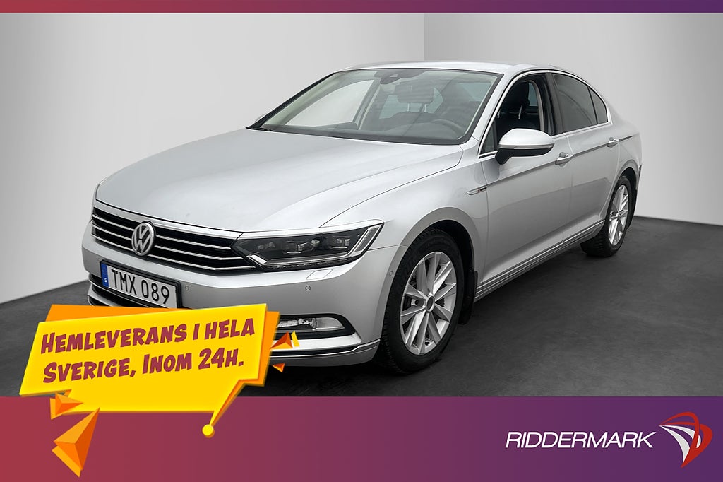 Volkswagen Passat TDI 4M GTS 240hk Värm Skinn Kamera Drag