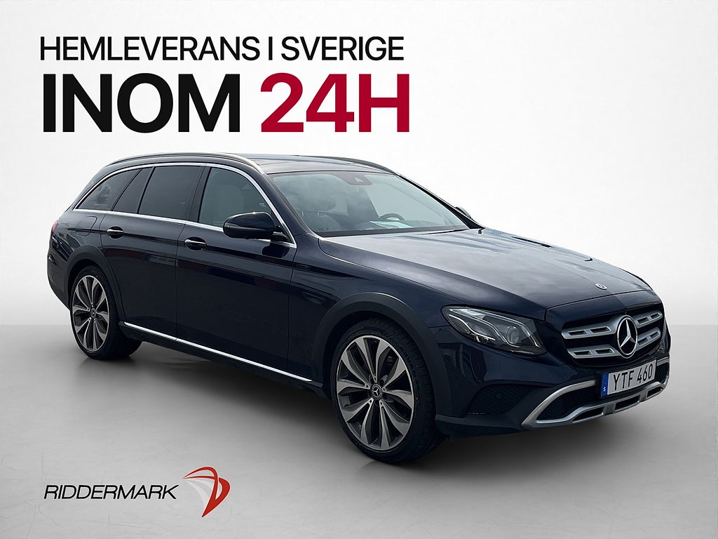 Mercedes-Benz E 220 d 4M All-Terrain Pano Drag Burm Skinn