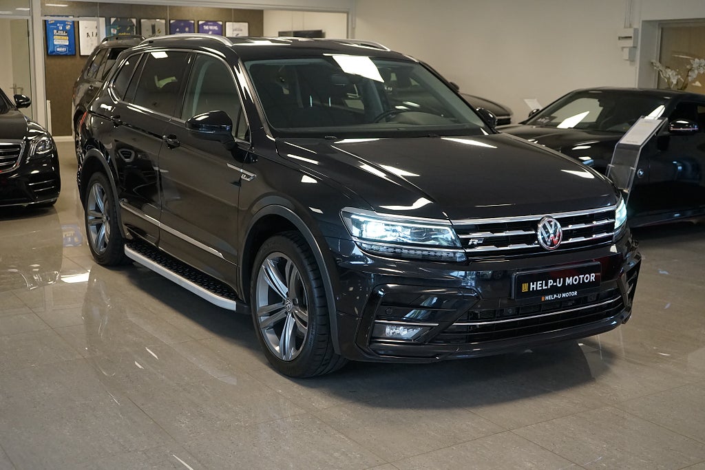 Volkswagen Tiguan Allspace 7 sits 4M R-Line Drag Kamera Värmare 190hk