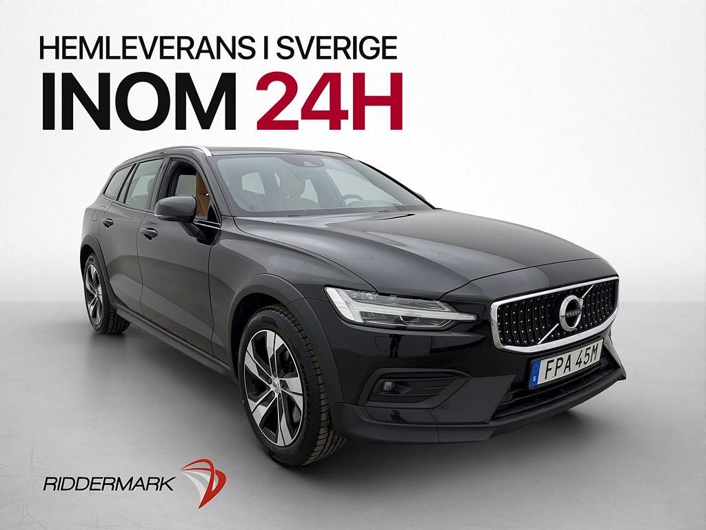 Volvo V60 Cross Country D4 AWD Värmare HUD Skinn Kamera Drag