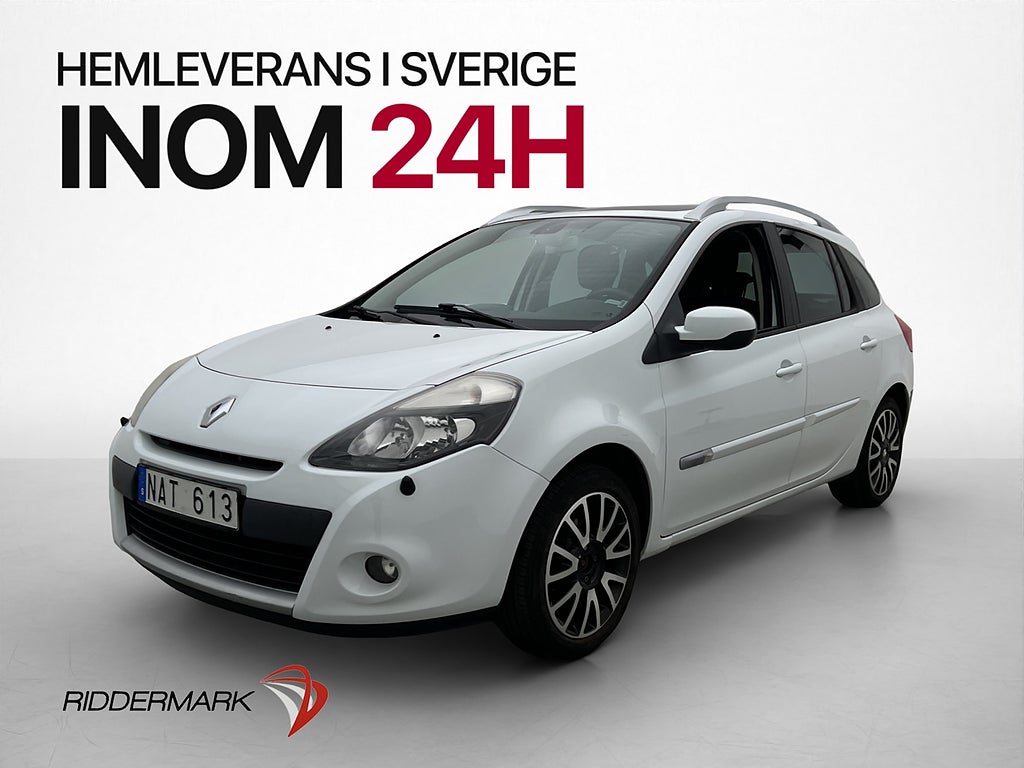 Renault Clio 1.2 TCe 103hk Panorama Farthållare