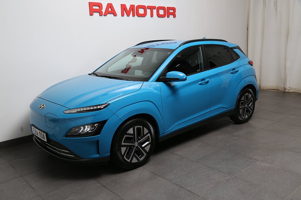 Hyundai Kona 64 kWh Advanced 204hk Skinn KRELL Head-up Nybilsgaranti