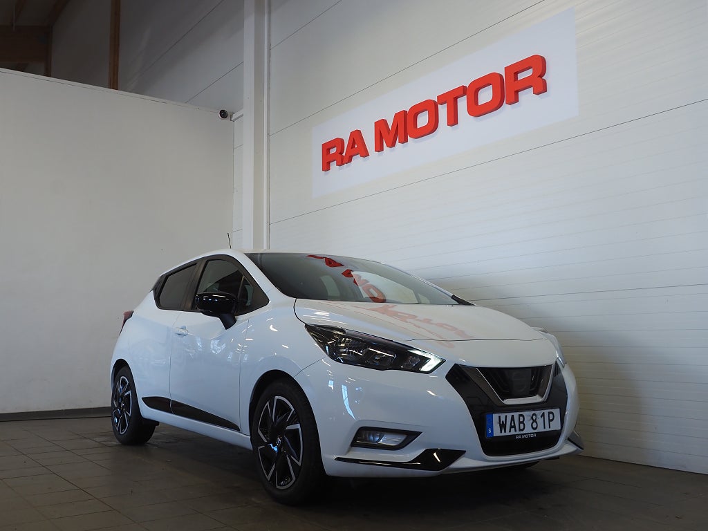 Nissan Micra N-TECH 92hk  1 ägare | Moms | CarPlay | 2022