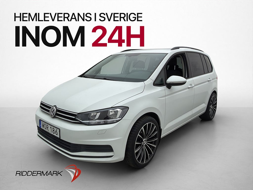 Volkswagen Touran HANDIKAPPSANPASSAD 7-Sits Kamera  Drag