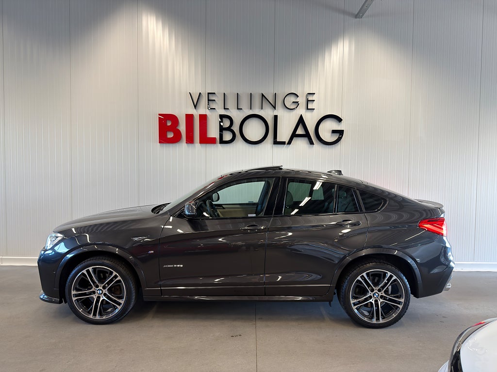 BMW X4 xDrive35d M Sport H/K 360 Värmare Drag Taklucka HUD