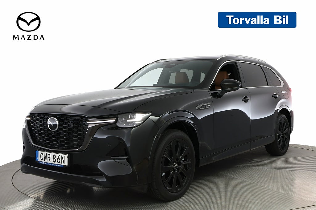 Mazda CX-80 PHEV 327HK Homura COSO 6-sits Skinn 360° BOSE Navi DEMO
