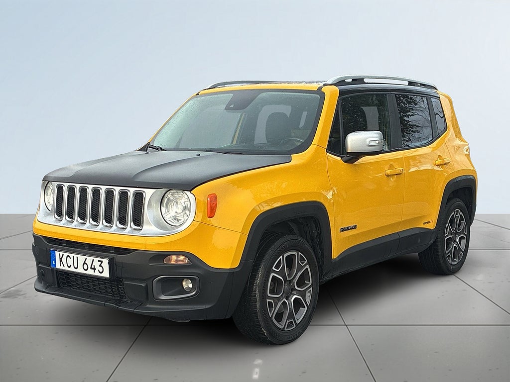 Jeep Renegade 2.0 Limited AWD MoK-värmare/Navi/Skinn/Navi/Parksensor