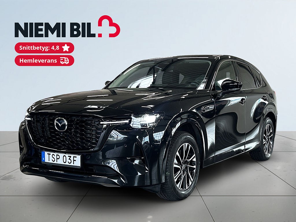 Mazda CX-60 PHEV AWD Homura S&Vhjul/Drag/360/BOSE/Skinn/HuD/Carplay