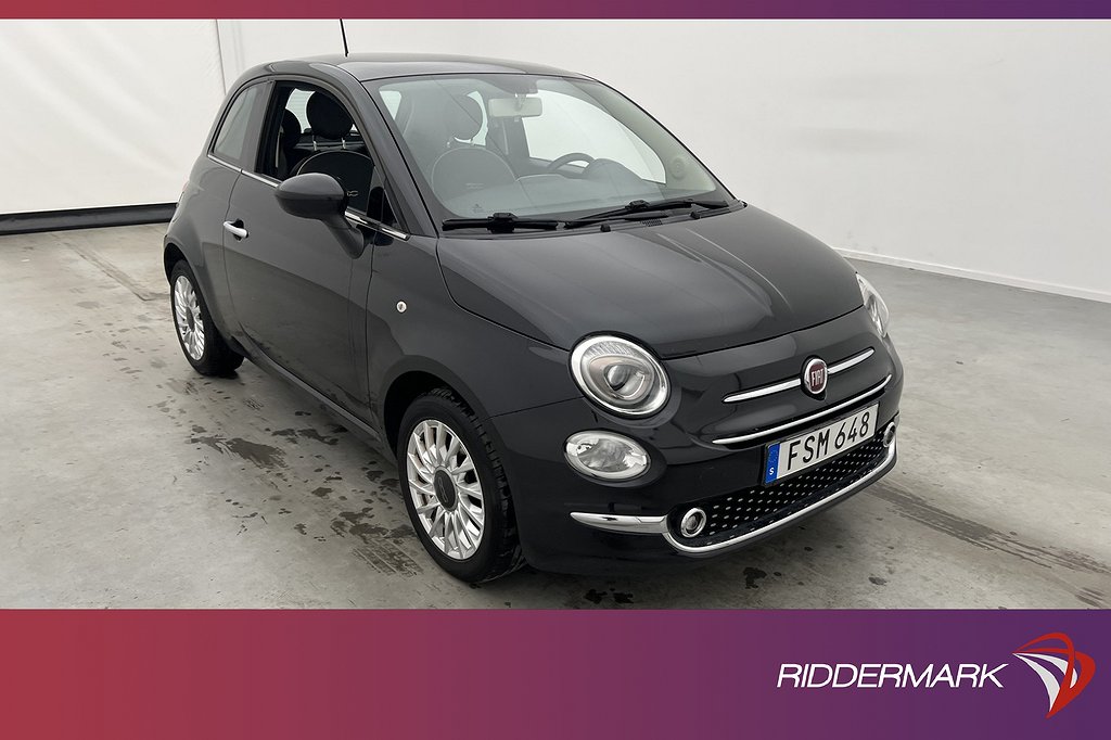 Fiat 500 1.2 69hk Lounge Pano 0.61L/Mil