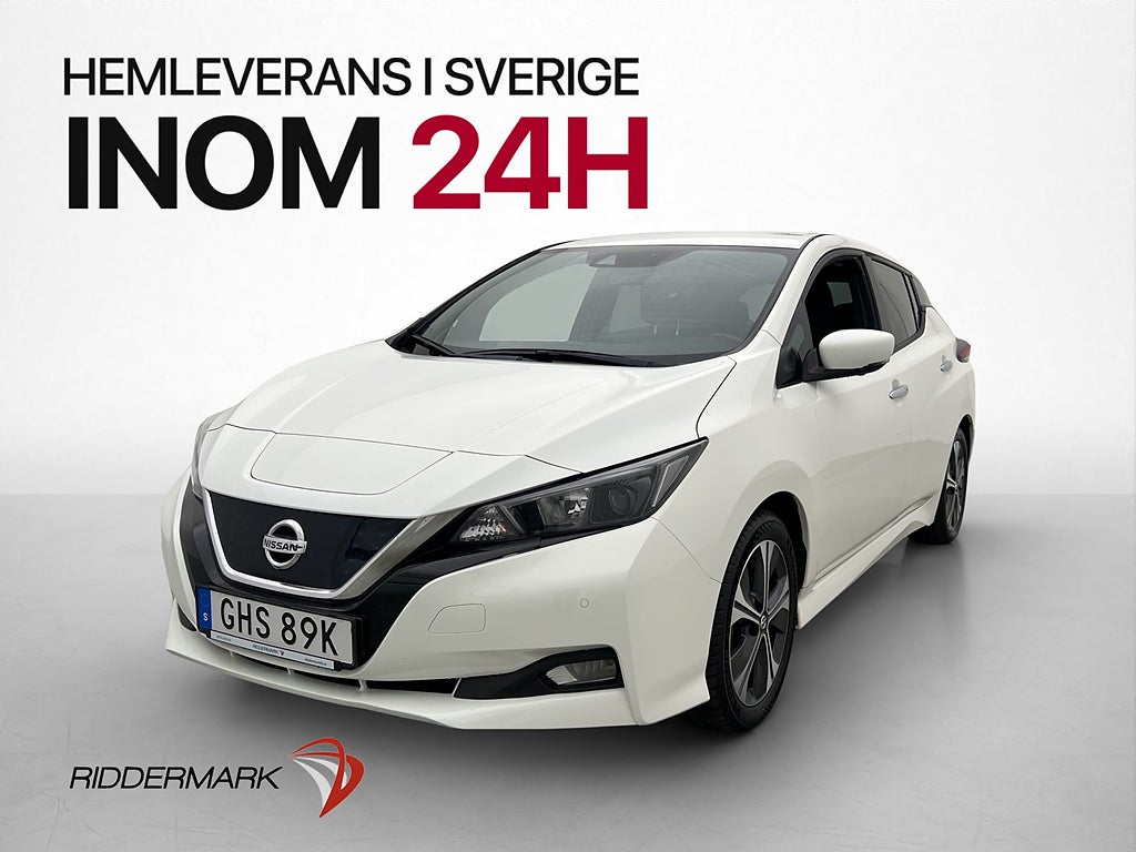 Nissan Leaf 150hk N-Connecta 360° Navi Rattvärme Adaptiv