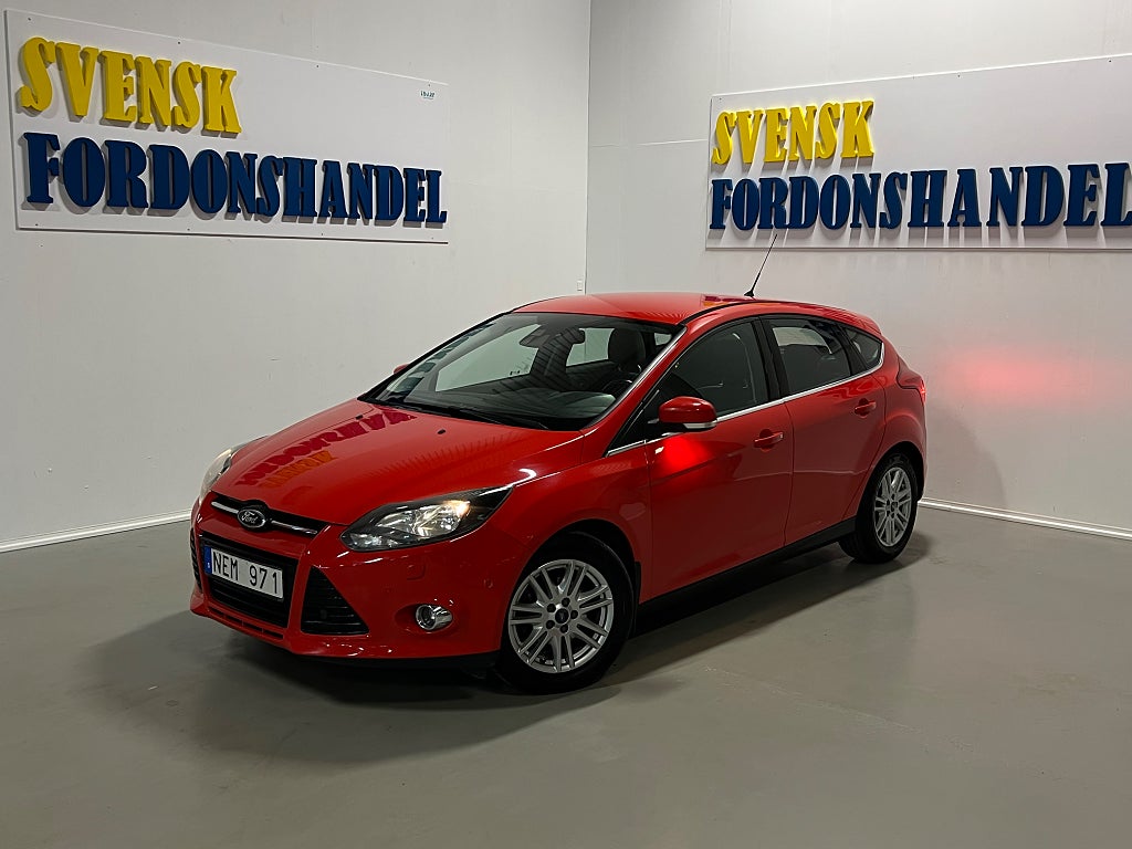 Ford Focus 1.0 EcoBoost Titanium Dragkrok Pdc Motorvärmare Euro 5 