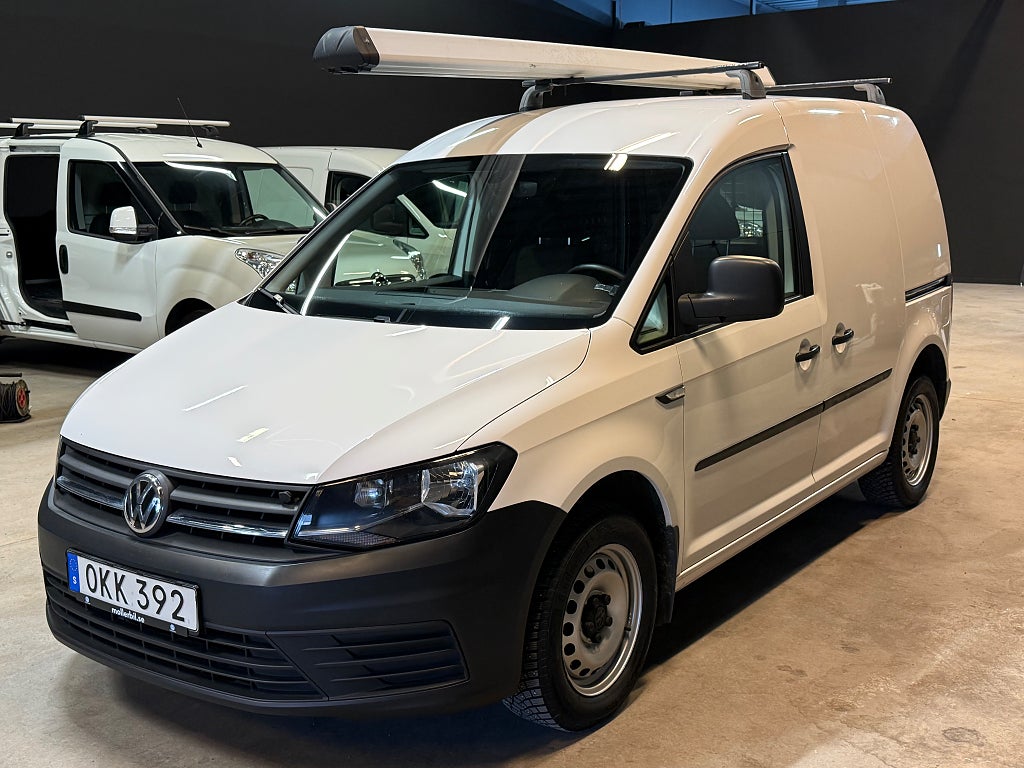 Volkswagen Caddy 2.0 TDI 9754mil Dubbladörar Verktygsinredning
