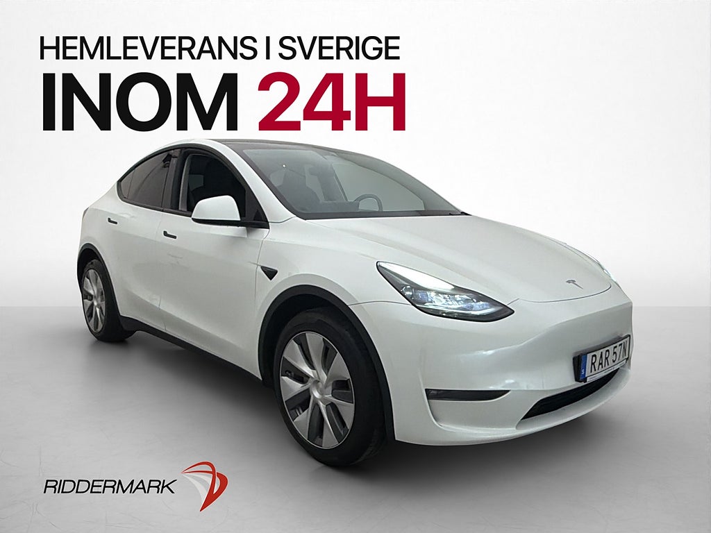 Tesla Model Y Long Range AWD Svensksåld MOMS Dragkrok