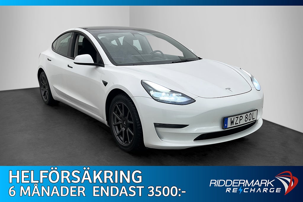 Tesla Model 3 Long Range AWD Svensksåld Uppgraderad AP Drag