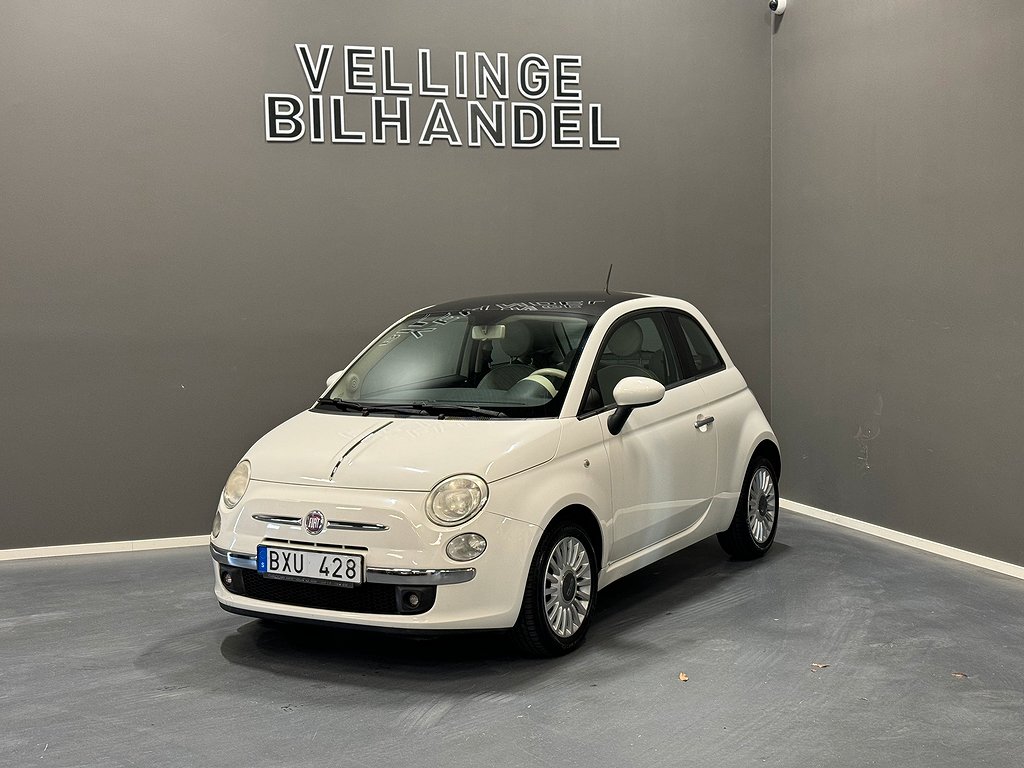 Fiat 500 1.2 8V Lounge PANORAMA RÄNTEKAMPANJ 3,95%