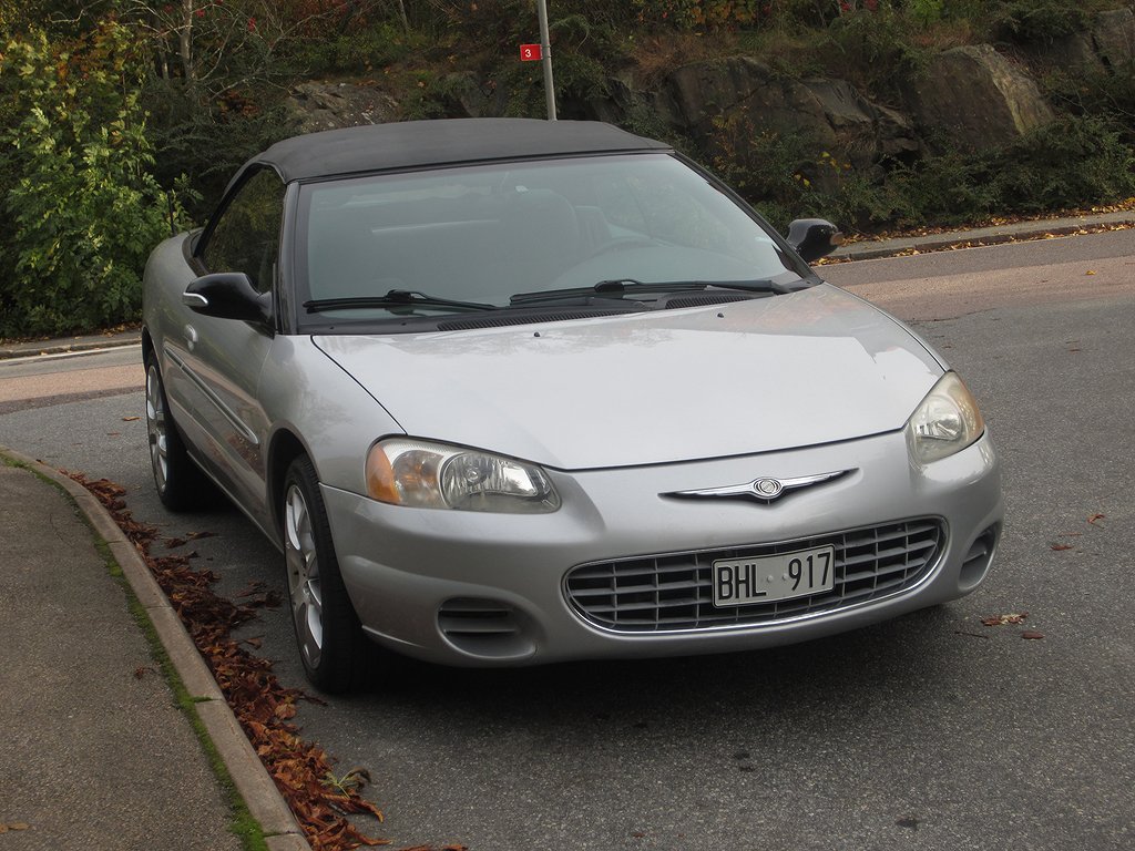 Chrysler Sebring Cabriolet 2.7 V6 Automatisk, 203hk, 2001