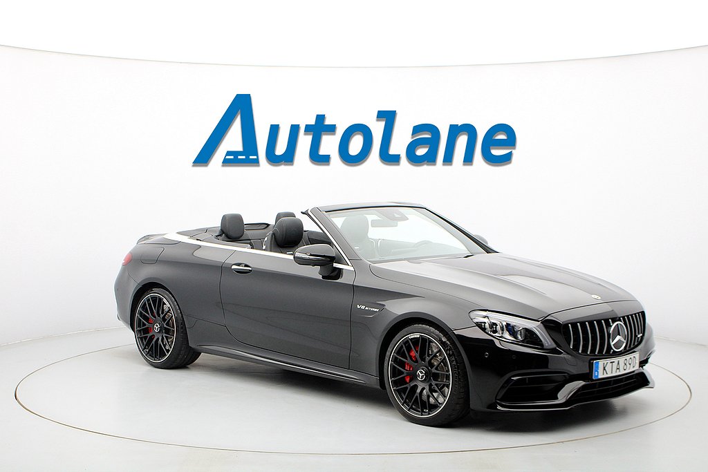 Mercedes-Benz AMG C 63S Cabriolet, Burmester®, SV-Såld 510hk