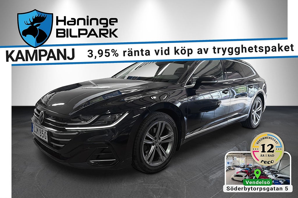 Volkswagen Arteon eHybrid SB 1.4 TSI R-Line /DRAG  /VÄRMARE /fr 3,95%