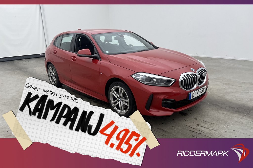 BMW 118 i 140hk M Sport Ambient Halvsk 4,95% Ränta