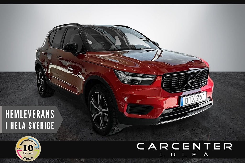 Volvo XC40 B4 Aut R-Design Kamera/Gps/värmare/El-Stolar/Alcantara