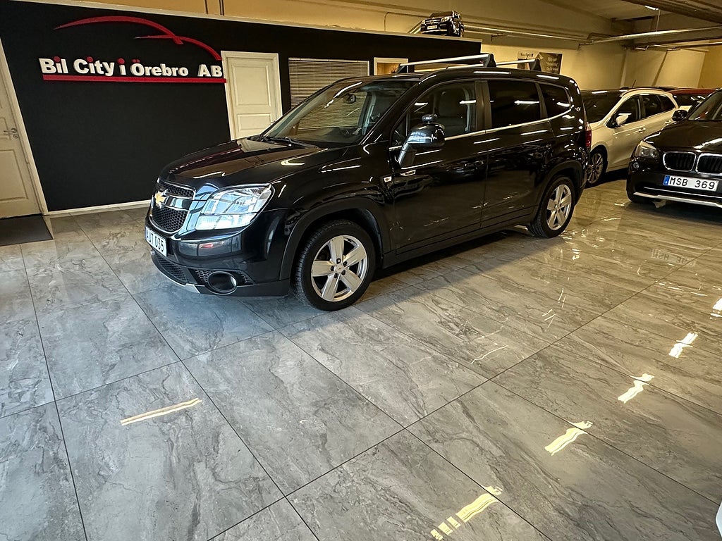 Chevrolet Orlando 1.4 T (140hk) 7-sits Låga Mil 1-Ägare / T-lucka / GPS / B-Kamera