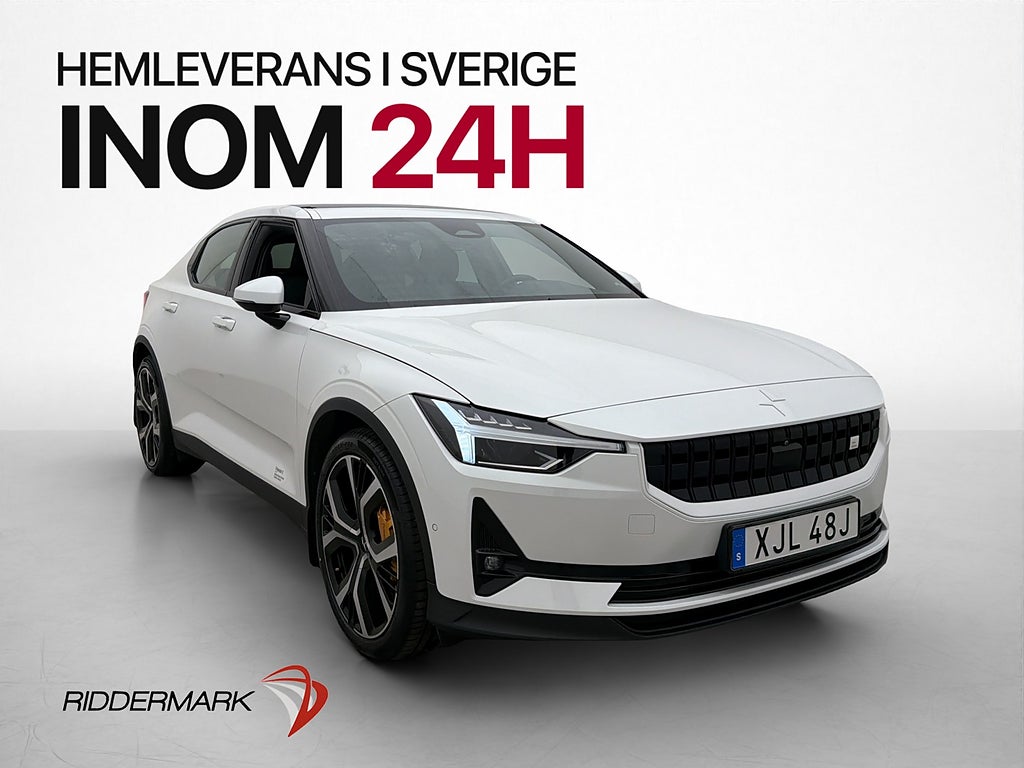 Polestar 2 Lon Range Performance 476hk Drag H/K Pano 360°