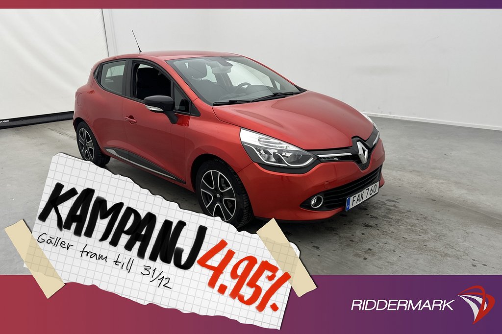 Renault Clio TCe 90hk Dynamic Navi Bass-Reflex 4,95% Ränta